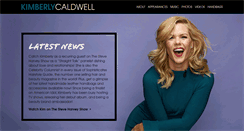 Desktop Screenshot of kimberly-caldwell.com