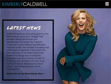 Tablet Screenshot of kimberly-caldwell.com